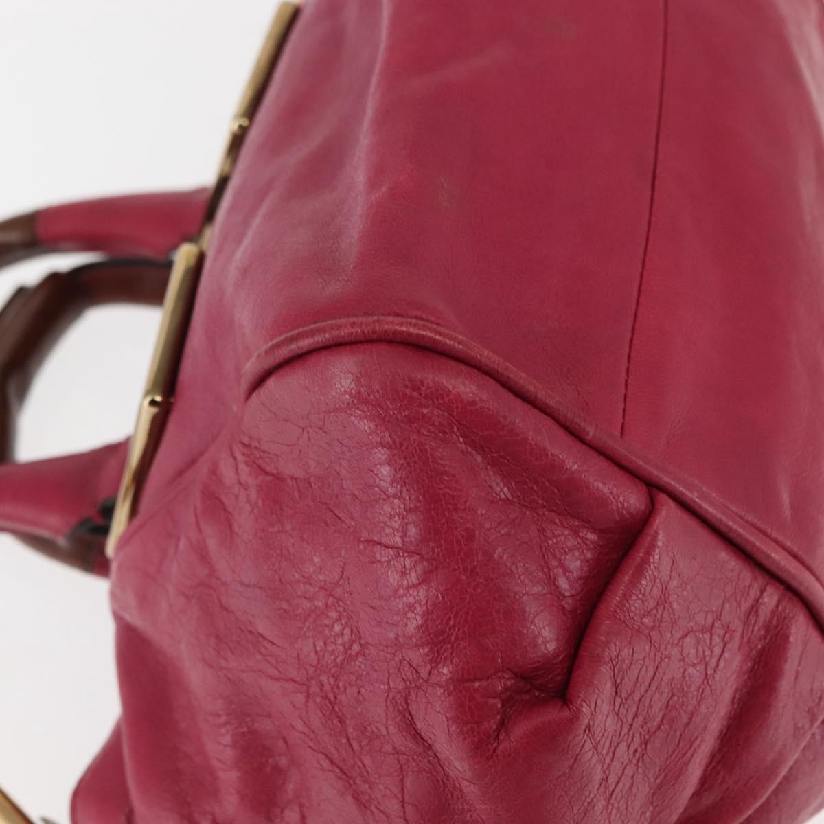 Chloe Ethel Handbag Leather, PINK, LEATHER, Handbag