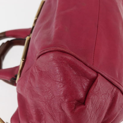 Chloe Ethel Handbag Leather, PINK, LEATHER, Handbag