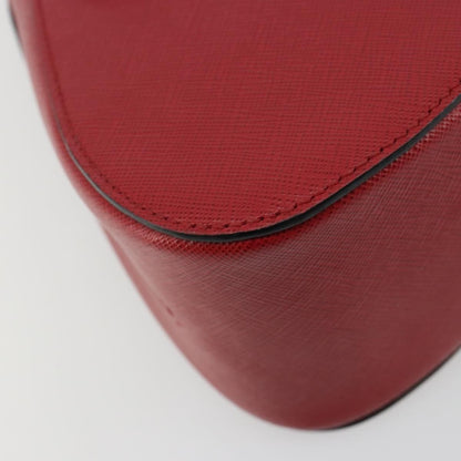 Prada Sidonie Top Handle Bag Saffiano Leather, Red, Leather, Handbag