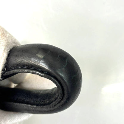 Chanel Coco Bowling Bag Quilted Leather, BLACK, LEATHER, Handbag