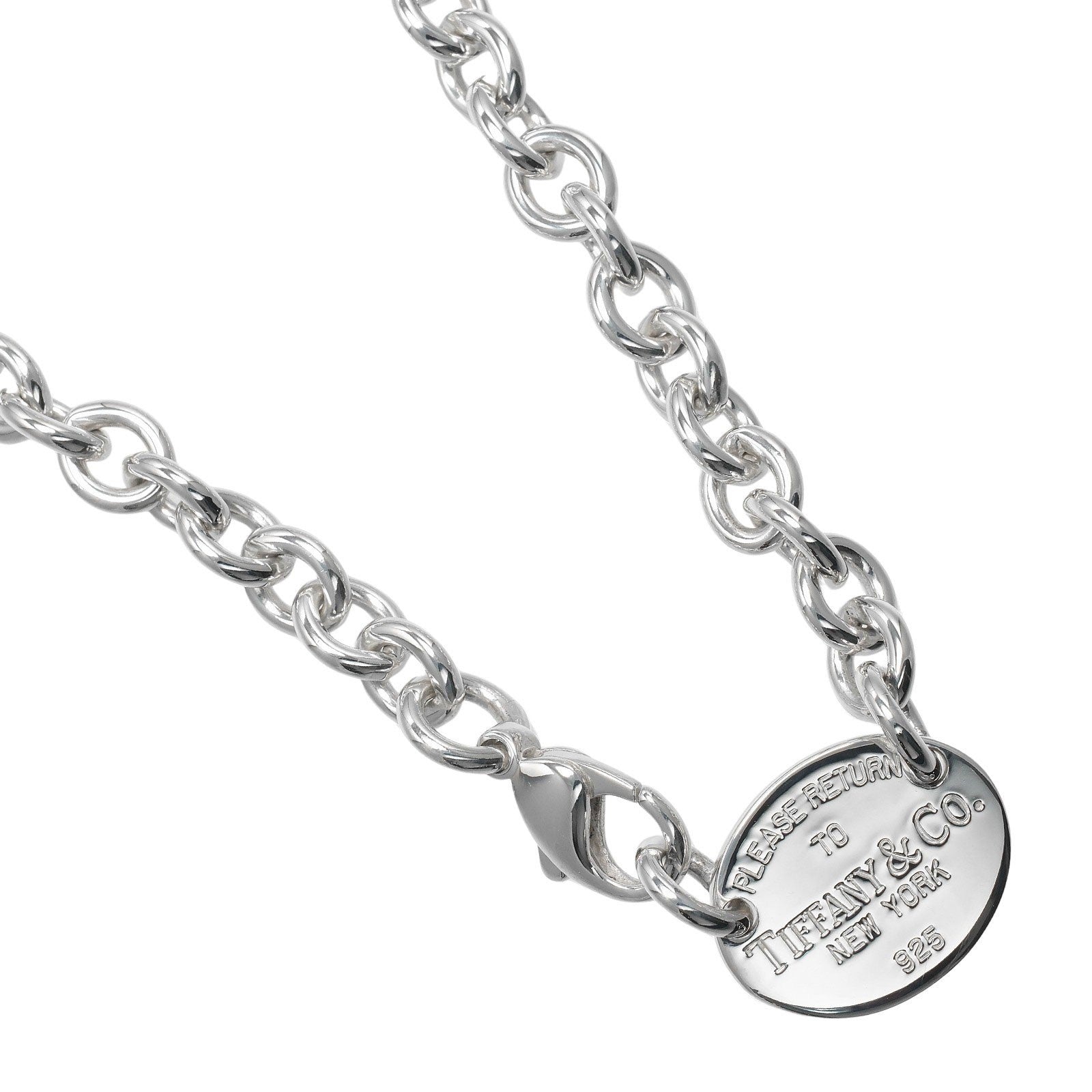 Tiffany & Co. Return to Tiffany Heart Charm Pendant Silver 925, SILVER, SILVER, Necklace