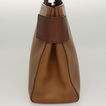 Prada Vintage Handbag Leather, BROWN, LEATHER, Handbag