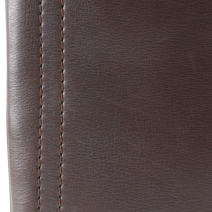 Louis Vuitton Sac Plat Crossbody Bag Utah Leather, BROWN, LEATHER, Shoulder bag