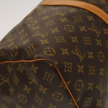 Louis Vuitton Keepall Bag Monogram Canvas, BROWN, CANVAS, Travel bag