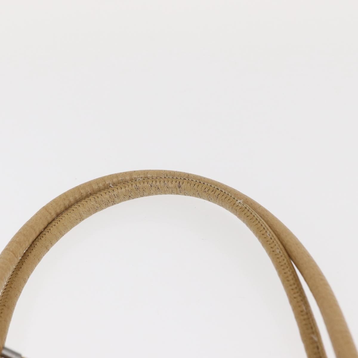 Gucci Vintage Handbag Leather, BEIGE, LEATHER, Handbag