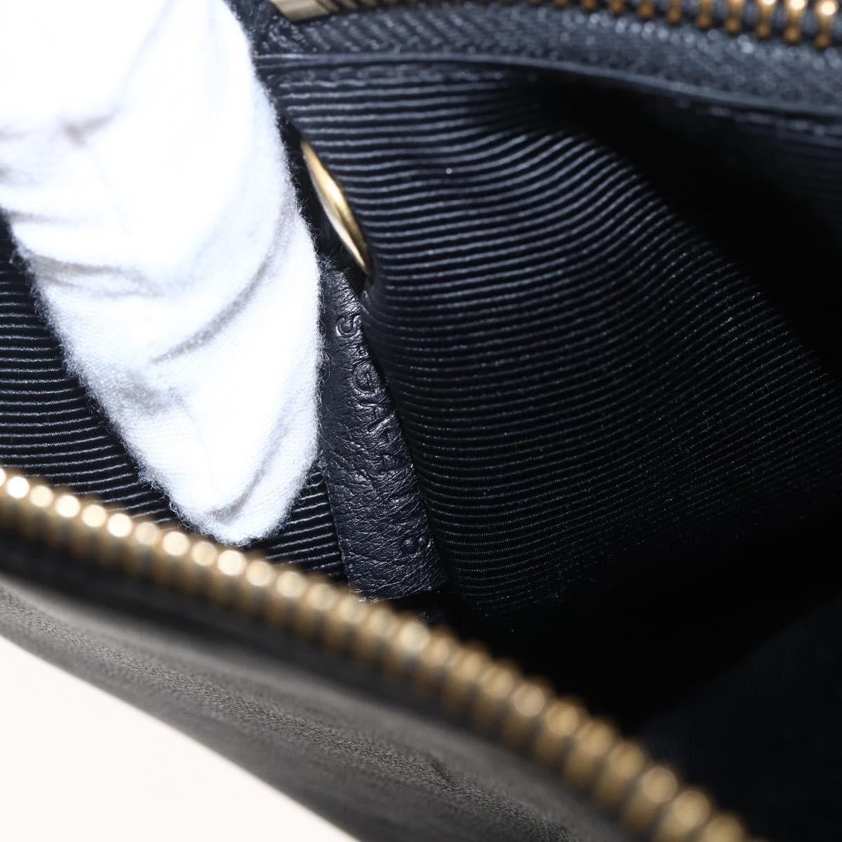 Celine Trio Crossbody Bag Leather, BLACK, LEATHER, Crossbody bag