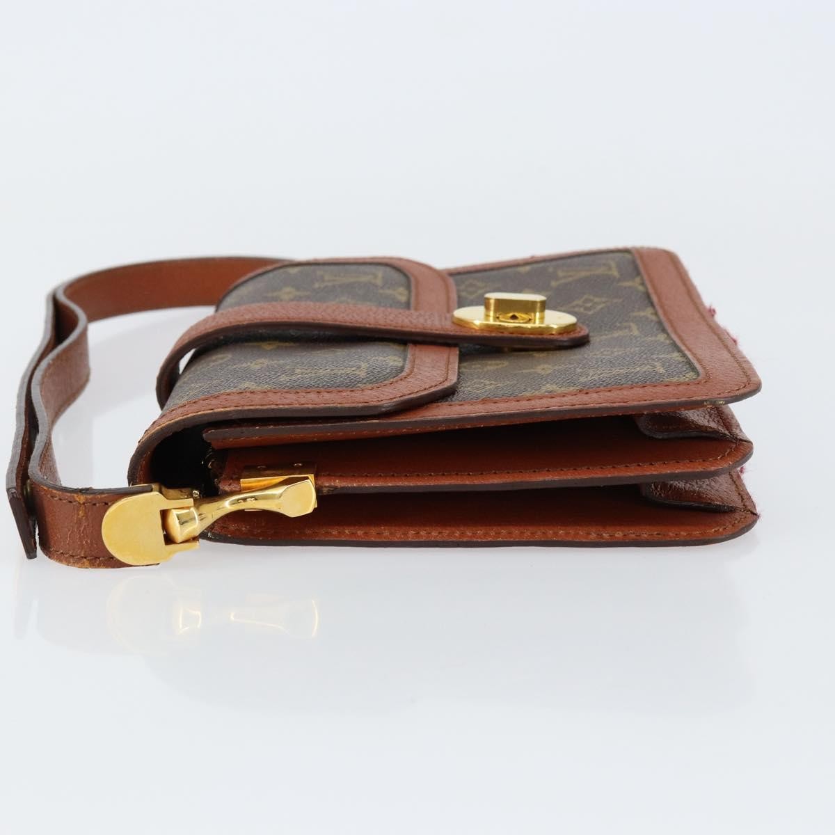 Louis Vuitton Vintage Dauphine Shoulder Bag Monogram Canvas, BROWN, CANVAS, Shoulder bag