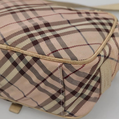 Burberry Nova Check Blue Label Nylon, PINK, NYLON, Shoulder bag
