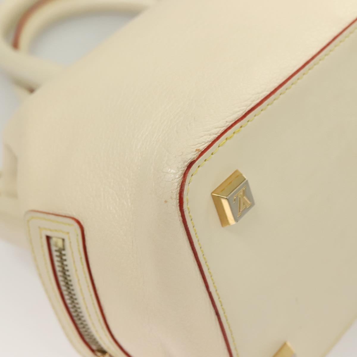 Louis Vuitton Suhali L'Ingenieux Handbag Leather, WHITE, LEATHER, Handbag