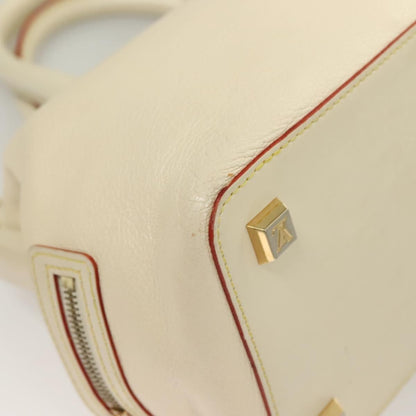 Louis Vuitton Suhali L'Ingenieux Handbag Leather, WHITE, LEATHER, Handbag