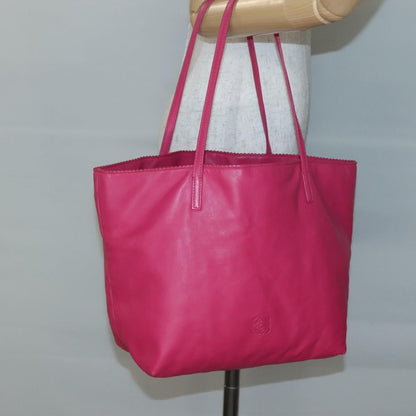 Loewe Anagram Tote Leather, PINK, LEATHER, Tote bag