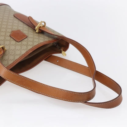 Celine Vintage Macadam Tote bag Canvas, BEIGE, PVC, Tote bag