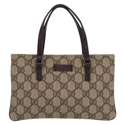 Gucci Vintage Handbag Canvas, BEIGE, PVC, Handbag