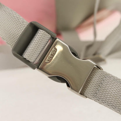 Prada Double Buckle Backpack Tessuto, PINK, NYLON, Backpack