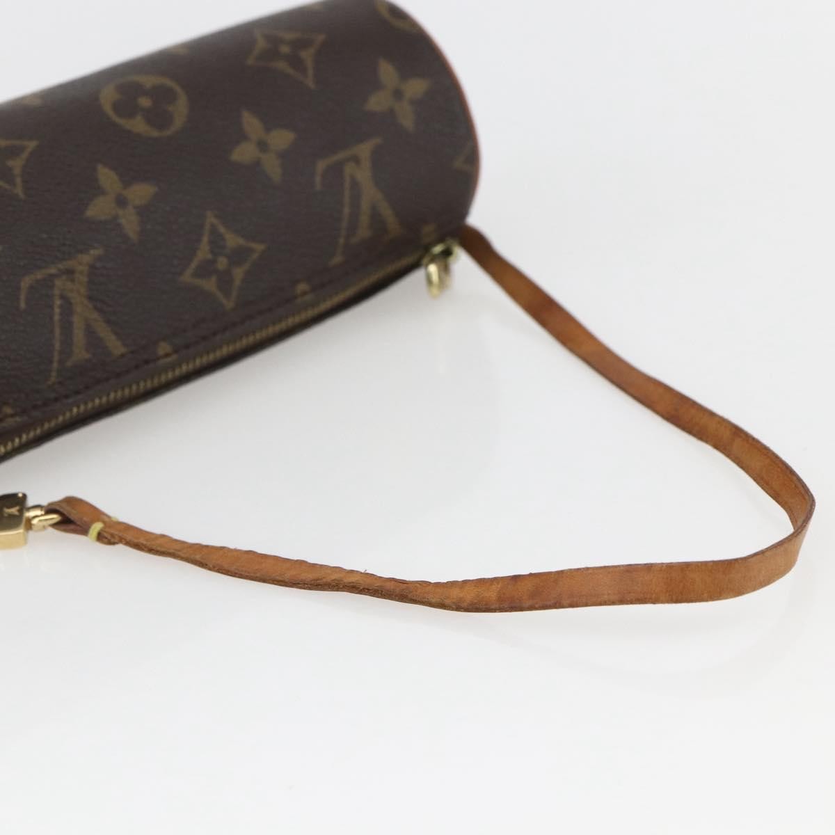 Louis Vuitton Papillon Pochette Monogram Canvas, BROWN, CANVAS, Clutche & pouche