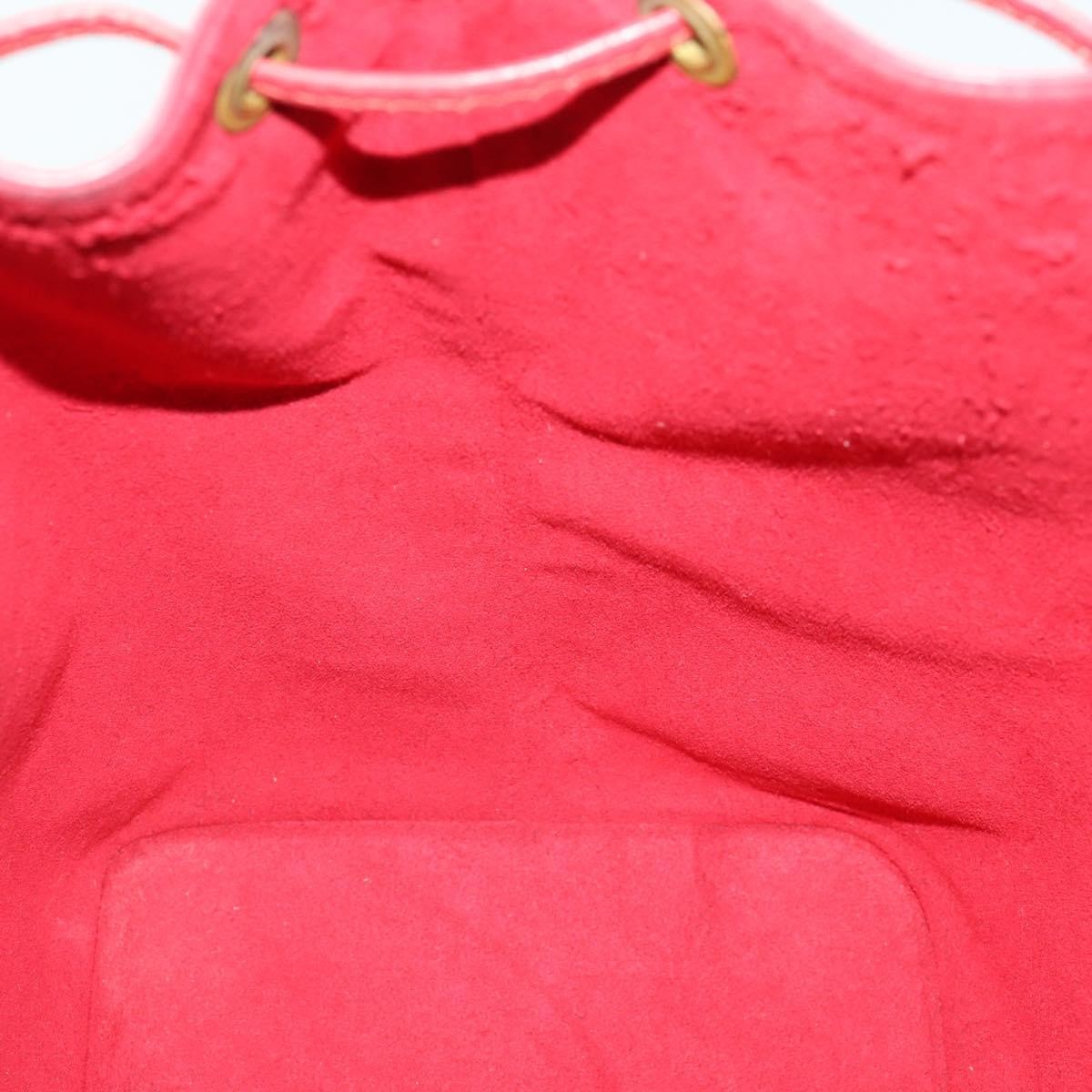 Louis Vuitton Noe Handbag Epi Leather, RED, LEATHER, Shoulder bag