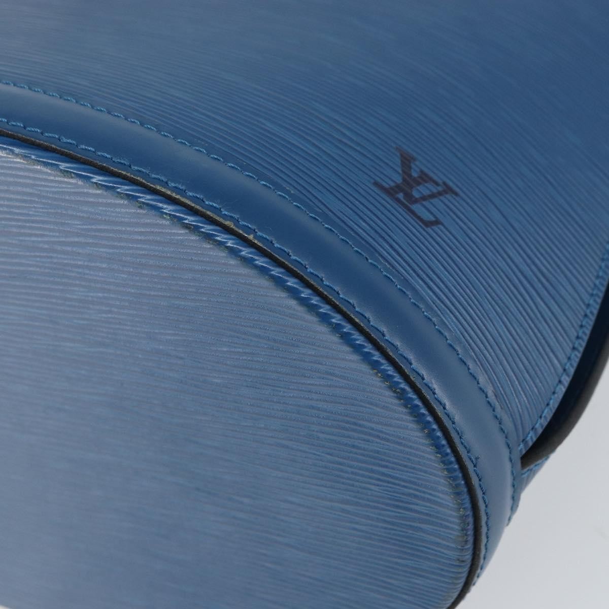 Louis Vuitton Cluny Shoulder Bag Epi Leather, BLUE, LEATHER, Shoulder bag