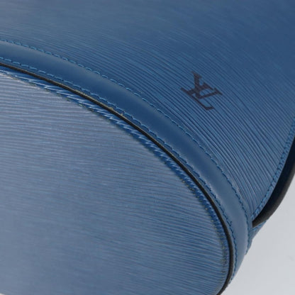 Louis Vuitton Cluny Shoulder Bag Epi Leather, BLUE, LEATHER, Shoulder bag
