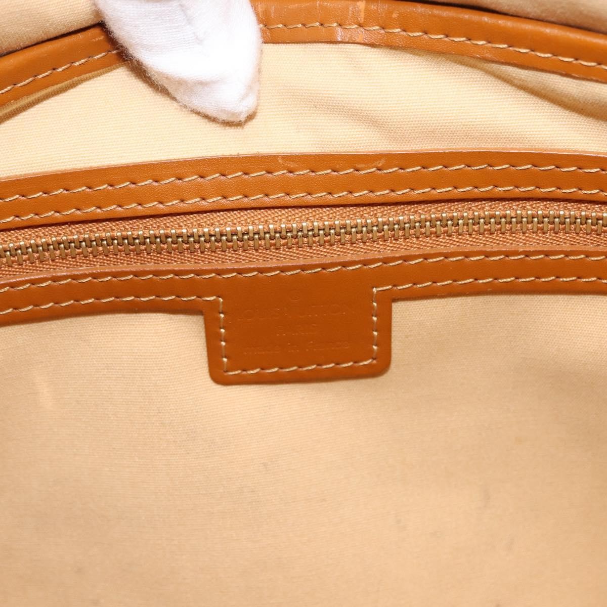 Louis Vuitton Lucille Handbag Mini Lin, BEIGE, CANVAS, Tote bag