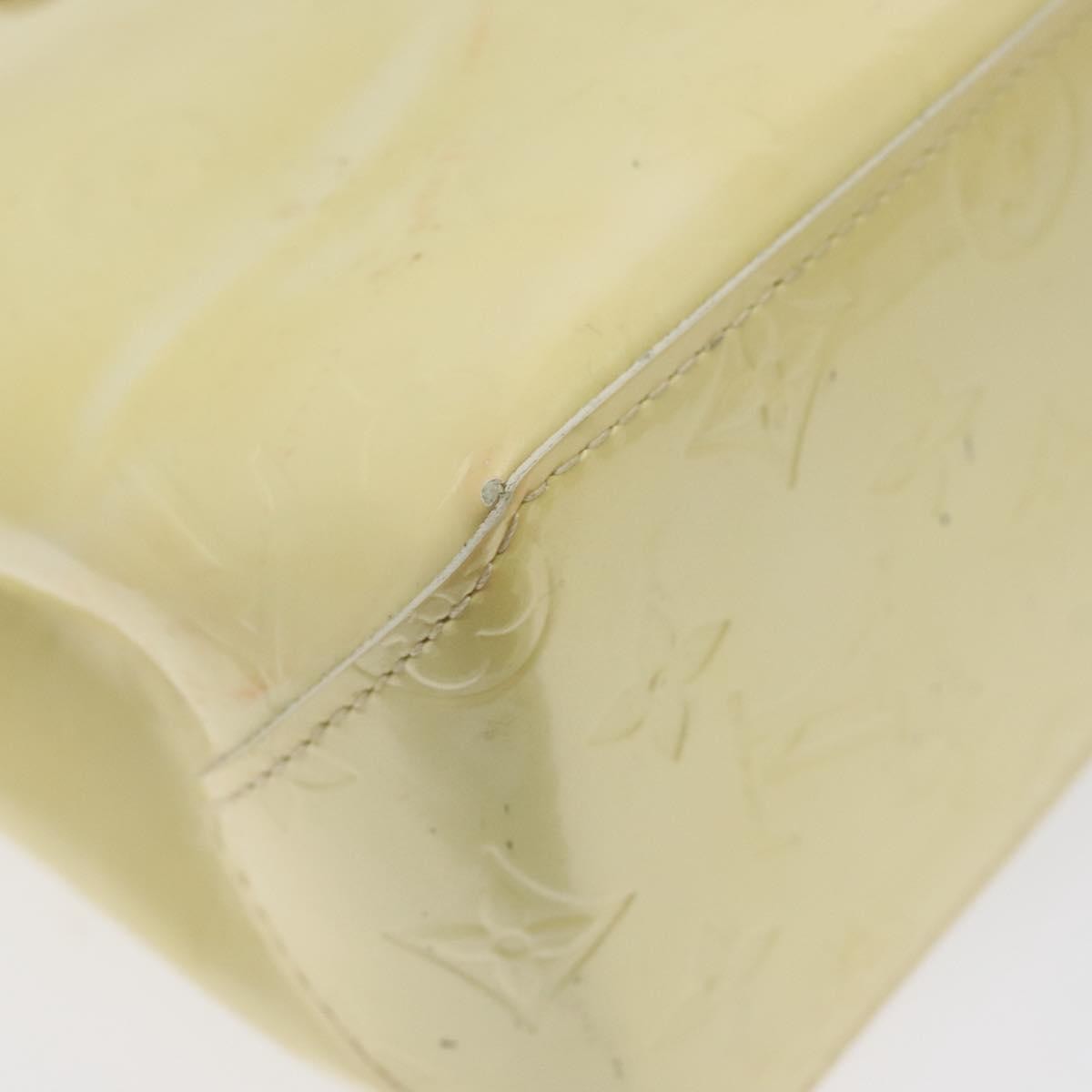 Louis Vuitton Reade Handbag Monogram Vernis, BEIGE, PATENT_LEATHER, Handbag