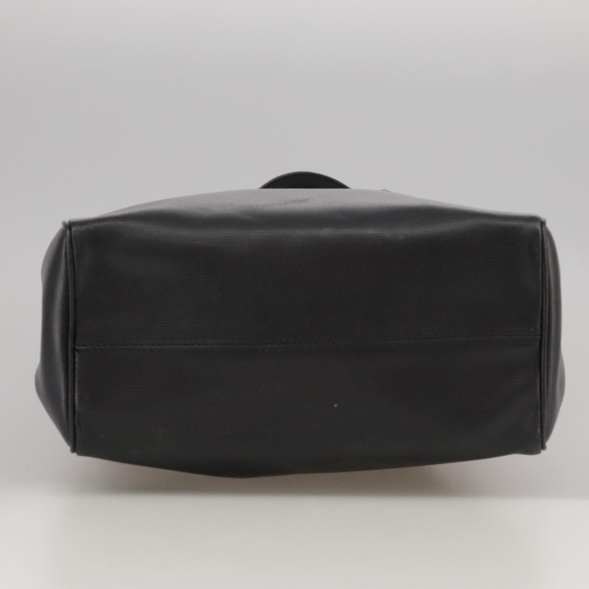 Celine Circle Logo Handbag Leather, BLACK, LEATHER, Handbag