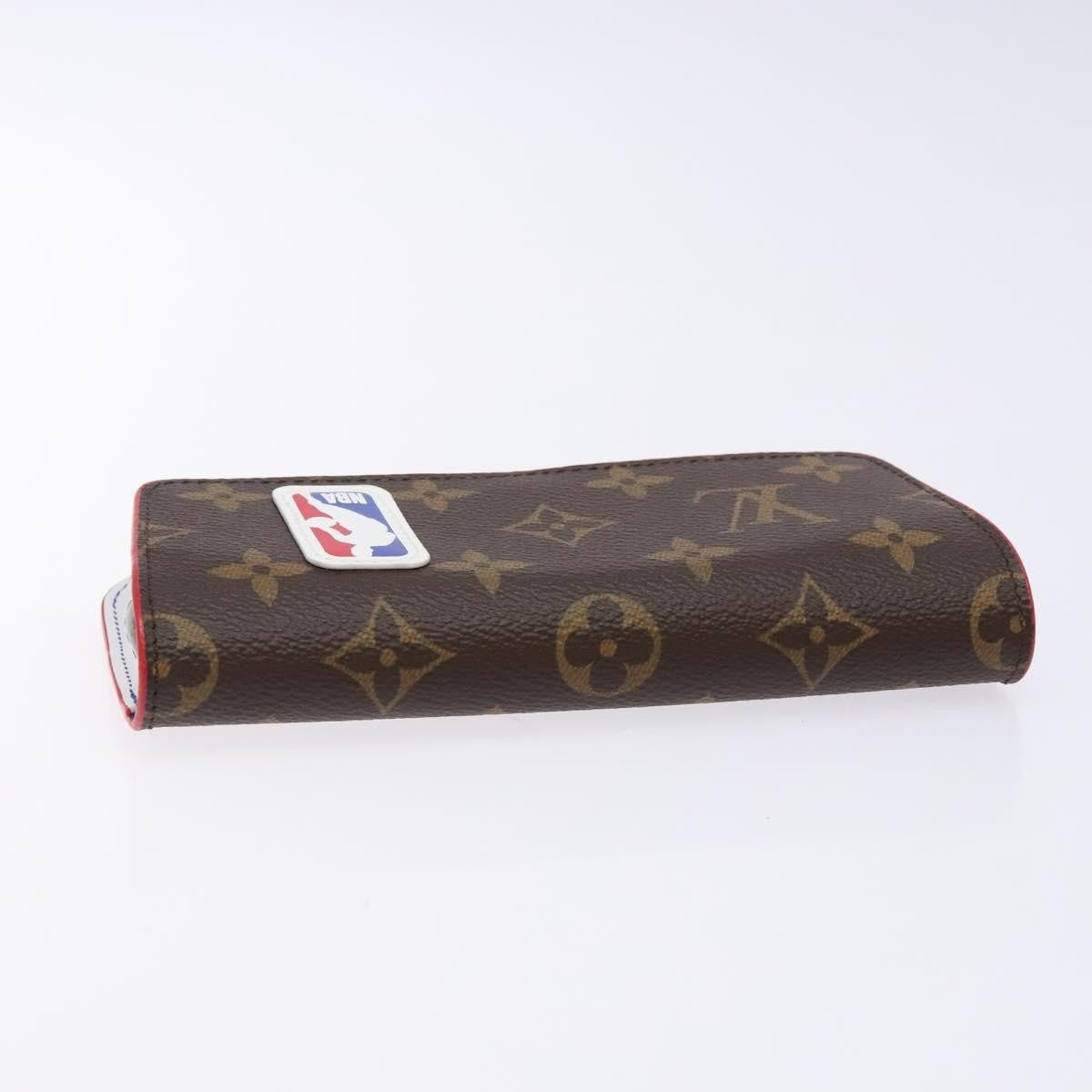 Louis Vuitton Nba Woody Glasses Case Monogram Canvas with Leather, MULTICOLOUR, CANVAS, Sunglasse