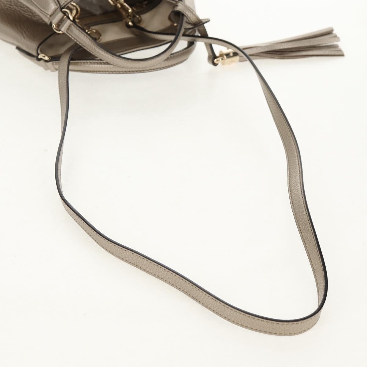 Gucci Soho Convertible Hobo Leather, GOLD, LEATHER, Handbag