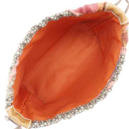 Hermes Fourbi Pouch Silk with Barenia, MULTICOLOUR, SILK, Clutche & pouche