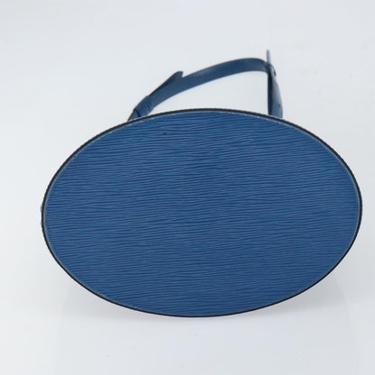 Louis Vuitton Cluny Shoulder Bag Epi Leather, BLUE, LEATHER, Shoulder bag