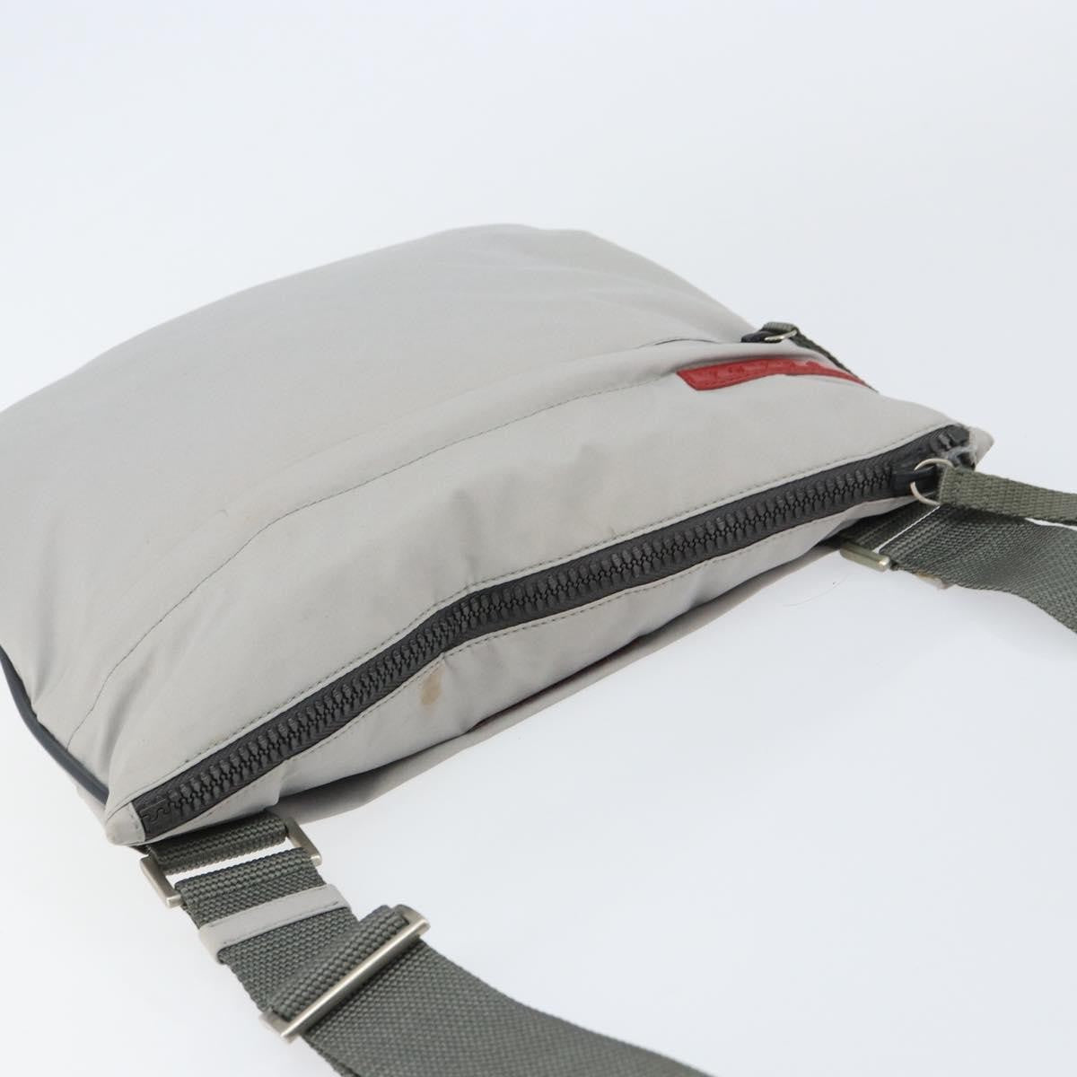 Prada Vintage Sport Shoulder bag Nylon, GRAY, NYLON, Shoulder bag