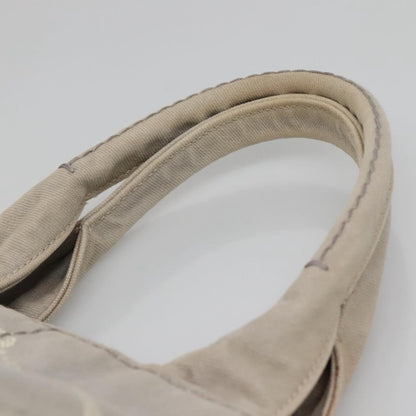 Prada Canapa Convertible Tote Canvas, GRAY, CANVAS, Tote bag