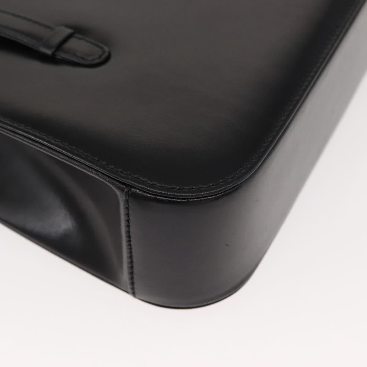 Gucci Vintage Handbag Leather, BLACK, LEATHER, Handbag