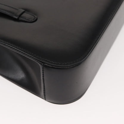 Gucci Vintage Handbag Leather, BLACK, LEATHER, Handbag