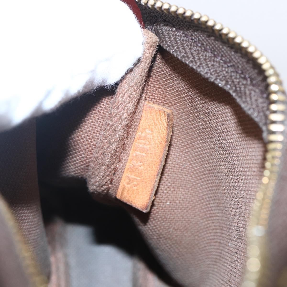 Louis Vuitton Pochette Accessoires Limited Edition Christmas Animation Monogram Canvas, BROWN, CANVAS, Clutche & pouche