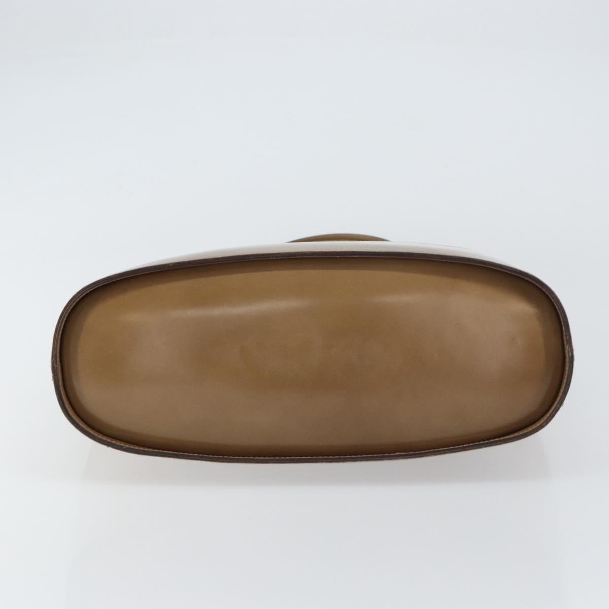 Salvatore Ferragamo Vintage Shoulder Bag Patent leather, BEIGE, PATENT_LEATHER, Shoulder bag