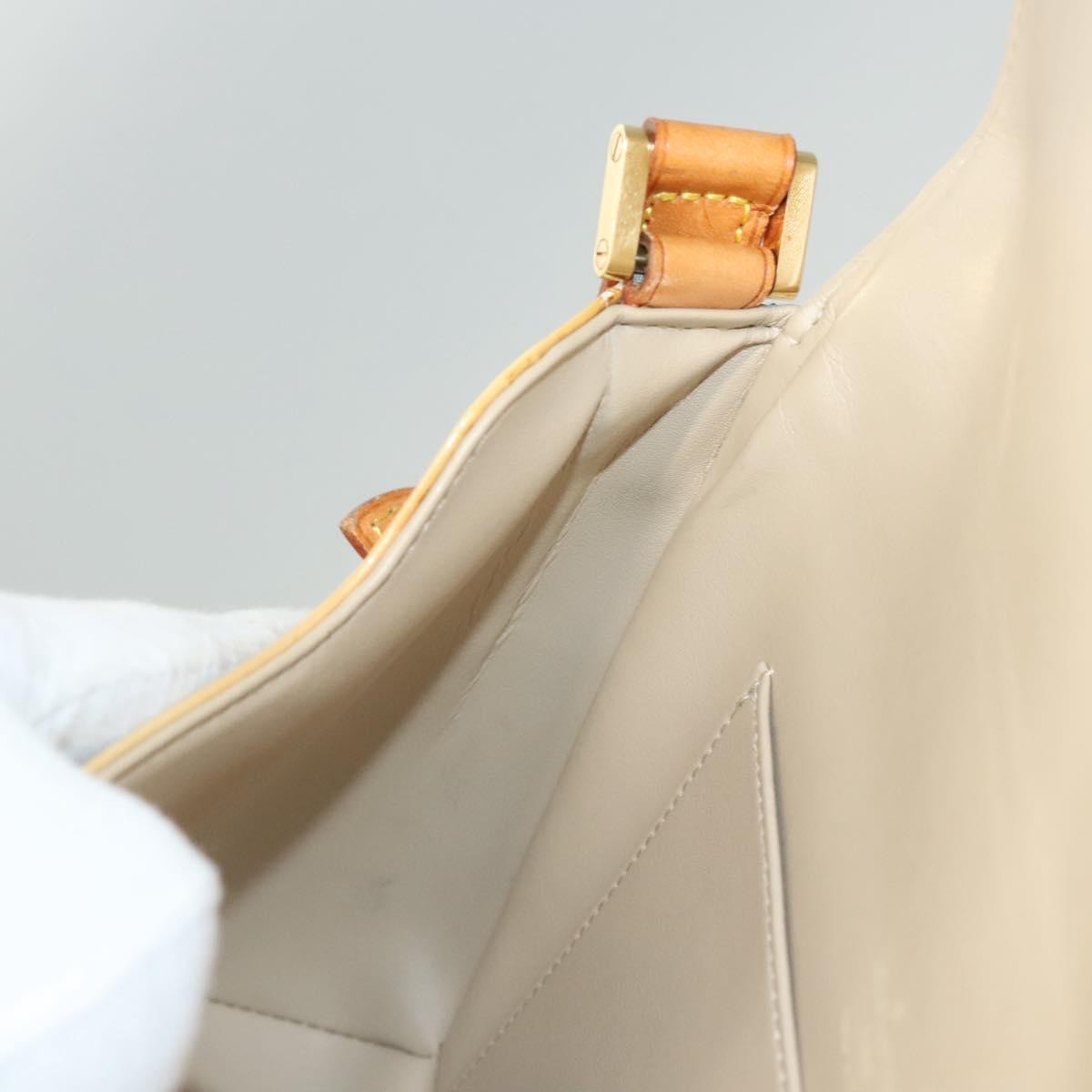 Louis Vuitton Thompson Street Handbag Monogram Vernis, BEIGE, PATENT_LEATHER, Handbag