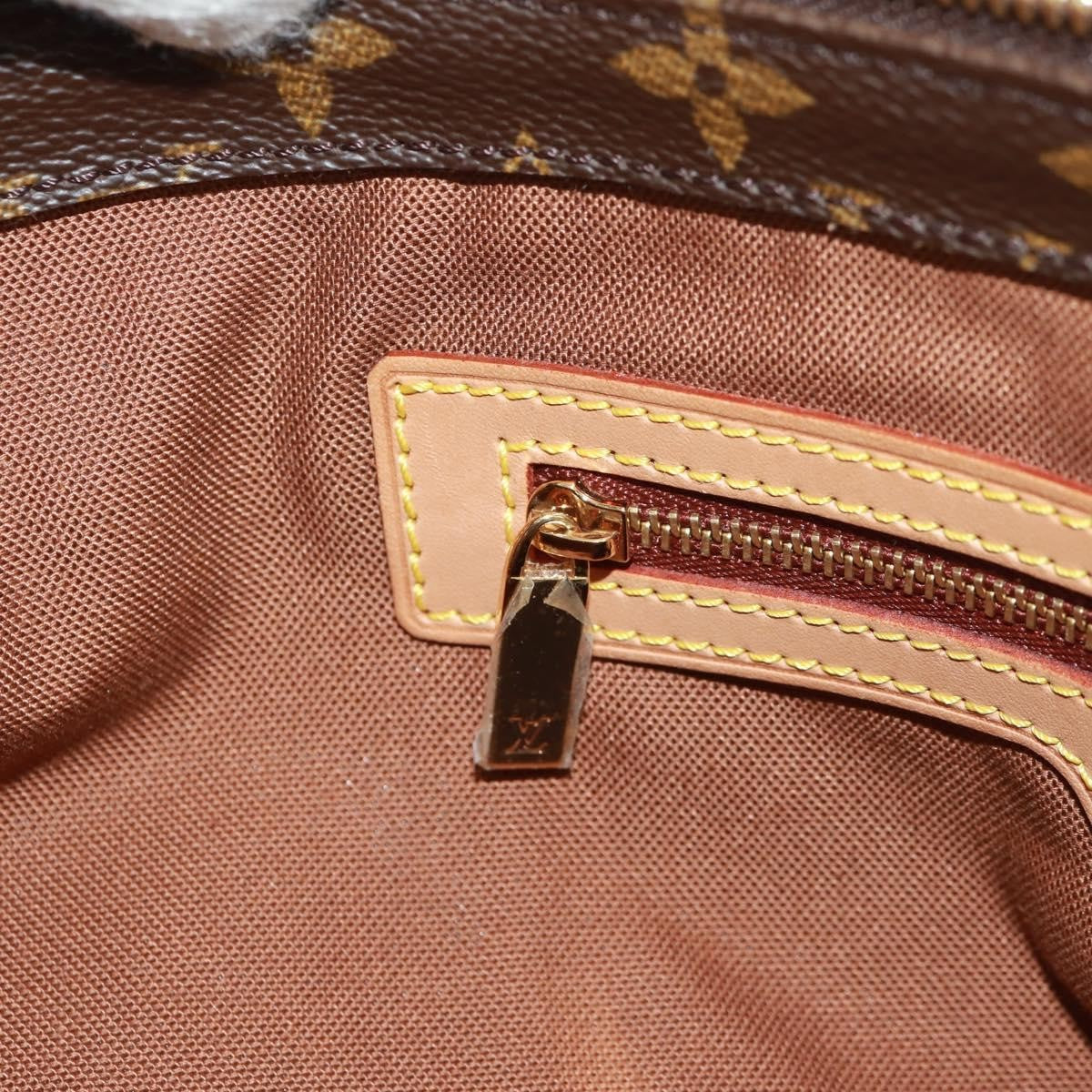 Louis Vuitton Cabas Piano Monogram Canvas, BROWN, CANVAS, Handbag