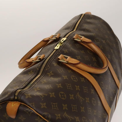 Louis Vuitton Keepall Bag Monogram Canvas, BROWN, CANVAS, Travel bag