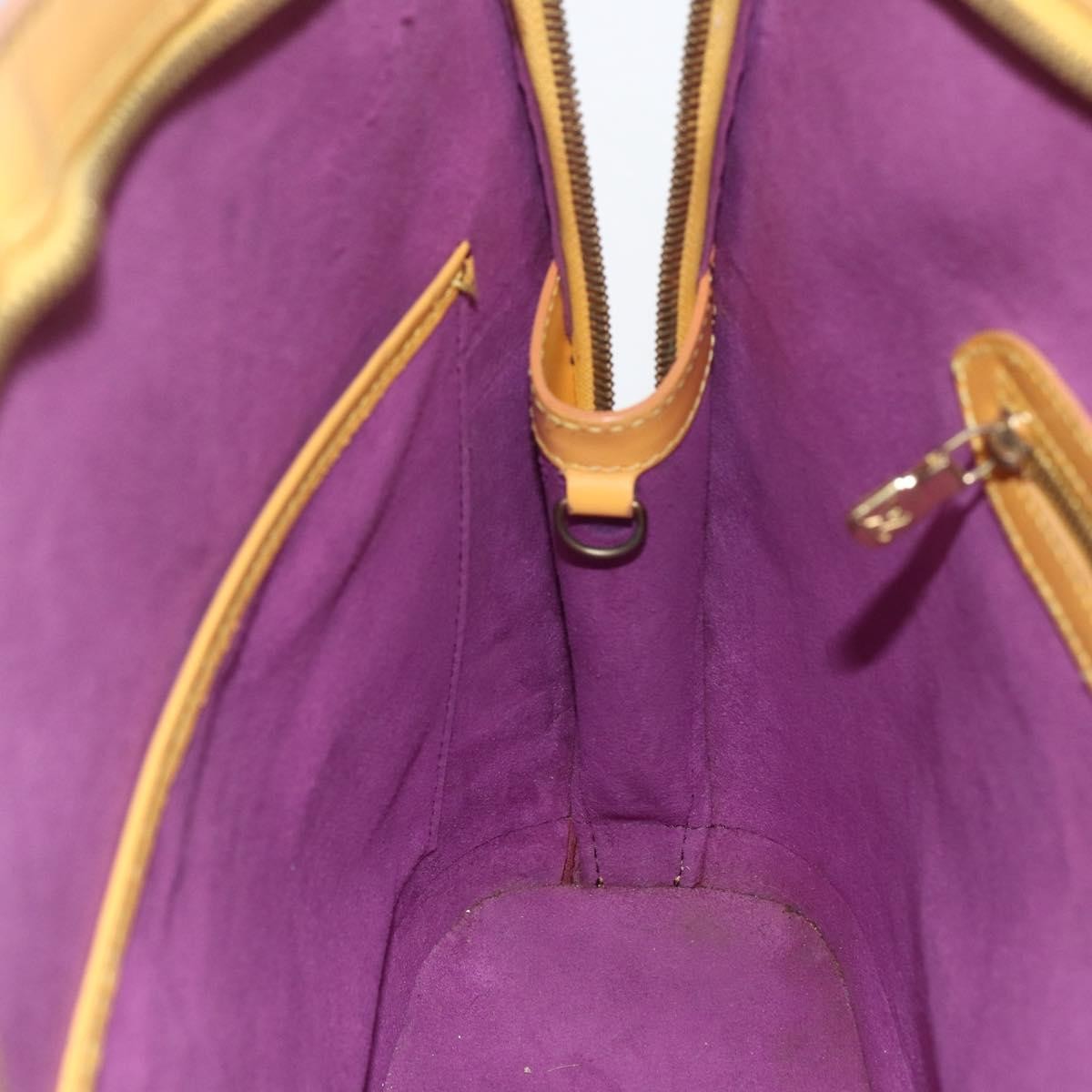 Louis Vuitton Lussac Handbag Epi Leather, YELLOW, LEATHER, Shoulder bag