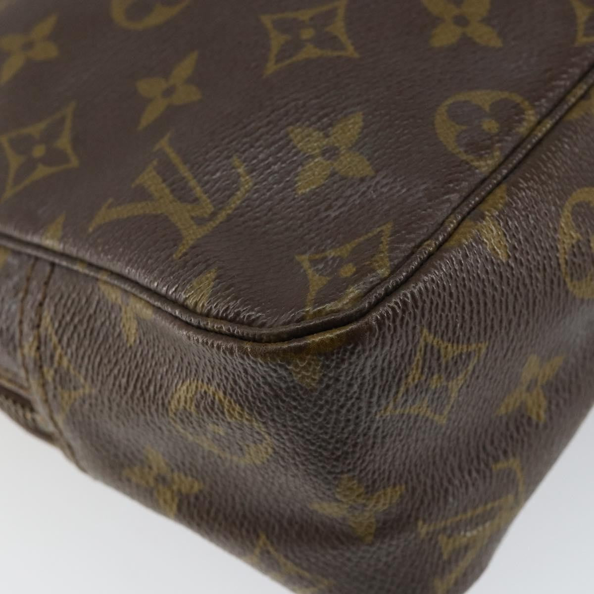 Louis Vuitton Trousse Toiletry Pouch Monogram Canvas, BROWN, CANVAS, Toiletry Case