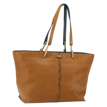 Chloe Keri Tote Leather, BROWN, LEATHER, Tote bag