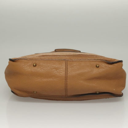 Chloe Paddington Lock Handbag Leather, BROWN, LEATHER, Handbag