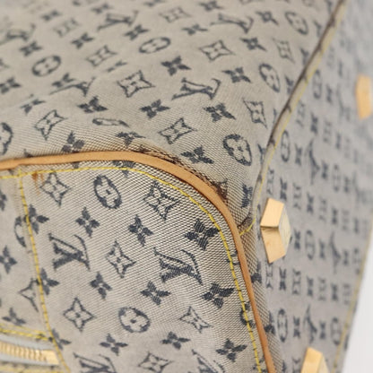 Louis Vuitton Marie Handbag Mini Lin, BLUE, CANVAS, Handbag