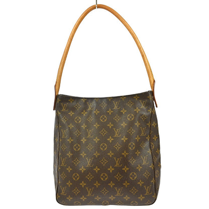 Louis Vuitton Looping Handbag Monogram Canvas, BROWN, CANVAS, Shoulder bag