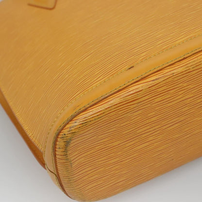 Louis Vuitton Lussac Handbag Epi Leather, YELLOW, LEATHER, Shoulder bag
