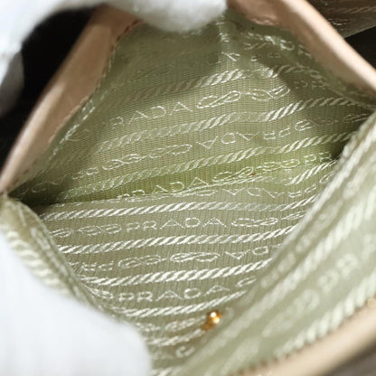 Prada Front Pocket Convertible Tote Leather, BEIGE, LEATHER, Tote bag