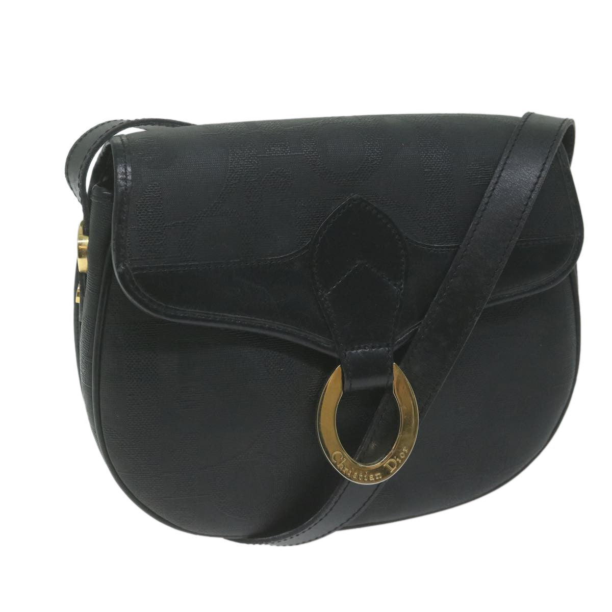 Christian Dior Trotter shoulder bag Canvas, BLACK, CANVAS, Shoulder bag