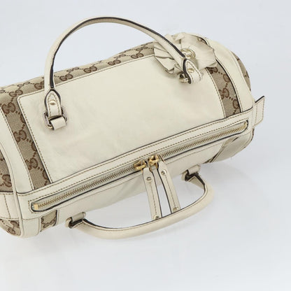 Gucci Trophy Boston Bag GG Canvas, BEIGE, CANVAS, Handbag