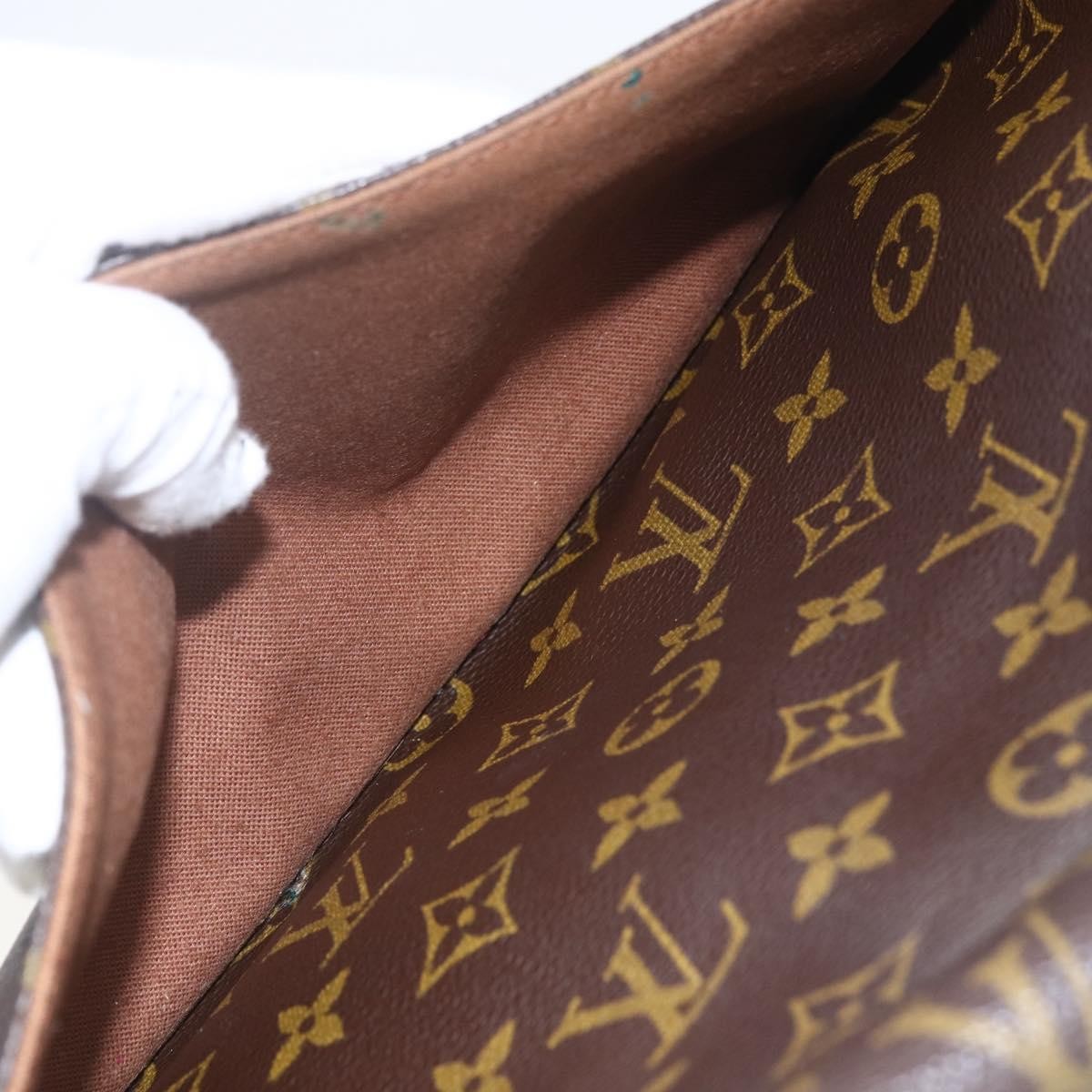 Louis Vuitton Sac Gibeciere Messenger Bag Monogram Canvas, BROWN, CANVAS, Shoulder bag