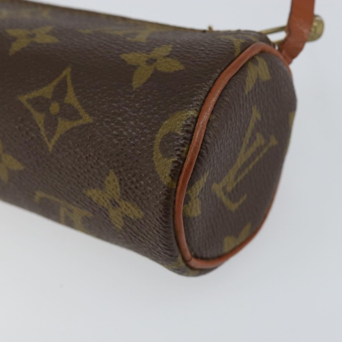Louis Vuitton Papillon Pochette Monogram Canvas, BROWN, CANVAS, Clutche & pouche